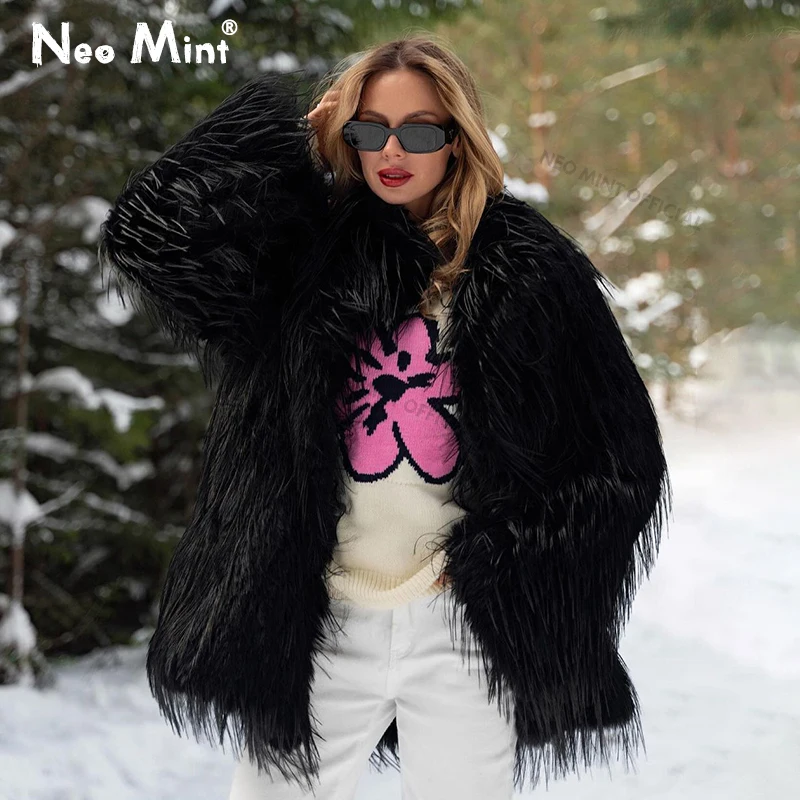 Streetwear Brand China - Neo Mint 2024 Inverno Peloso Cappotto