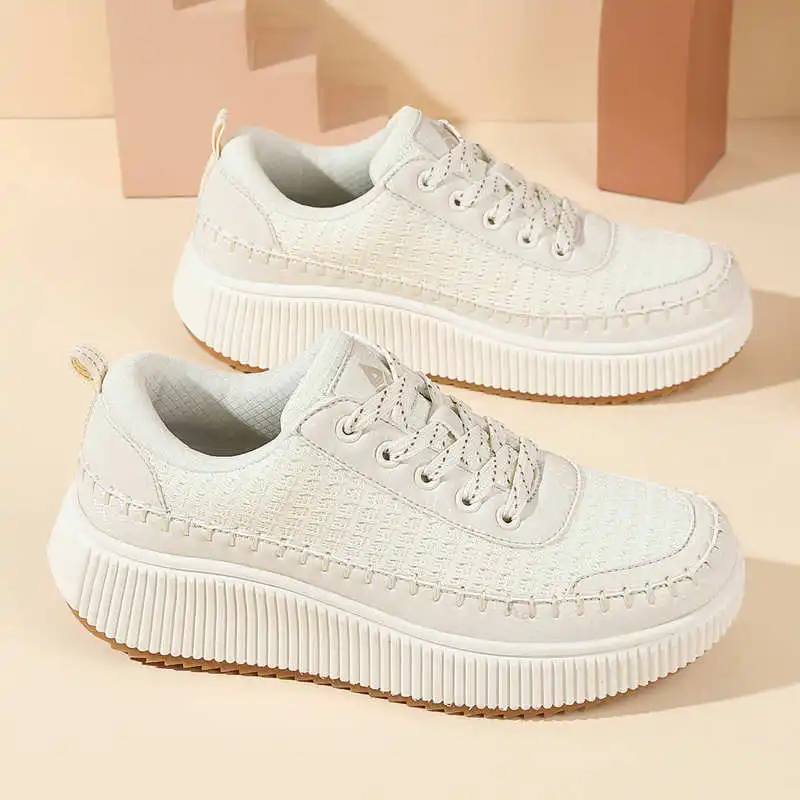 Streetwear Brand Store - Scarpe marroni Donna Appartamenti Stivali autunnali
