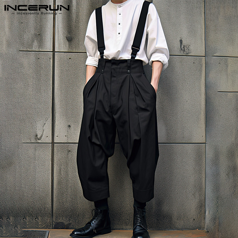 Streetwear Brand Clothing - INCERUN uomo tute tinta unita pantaloni