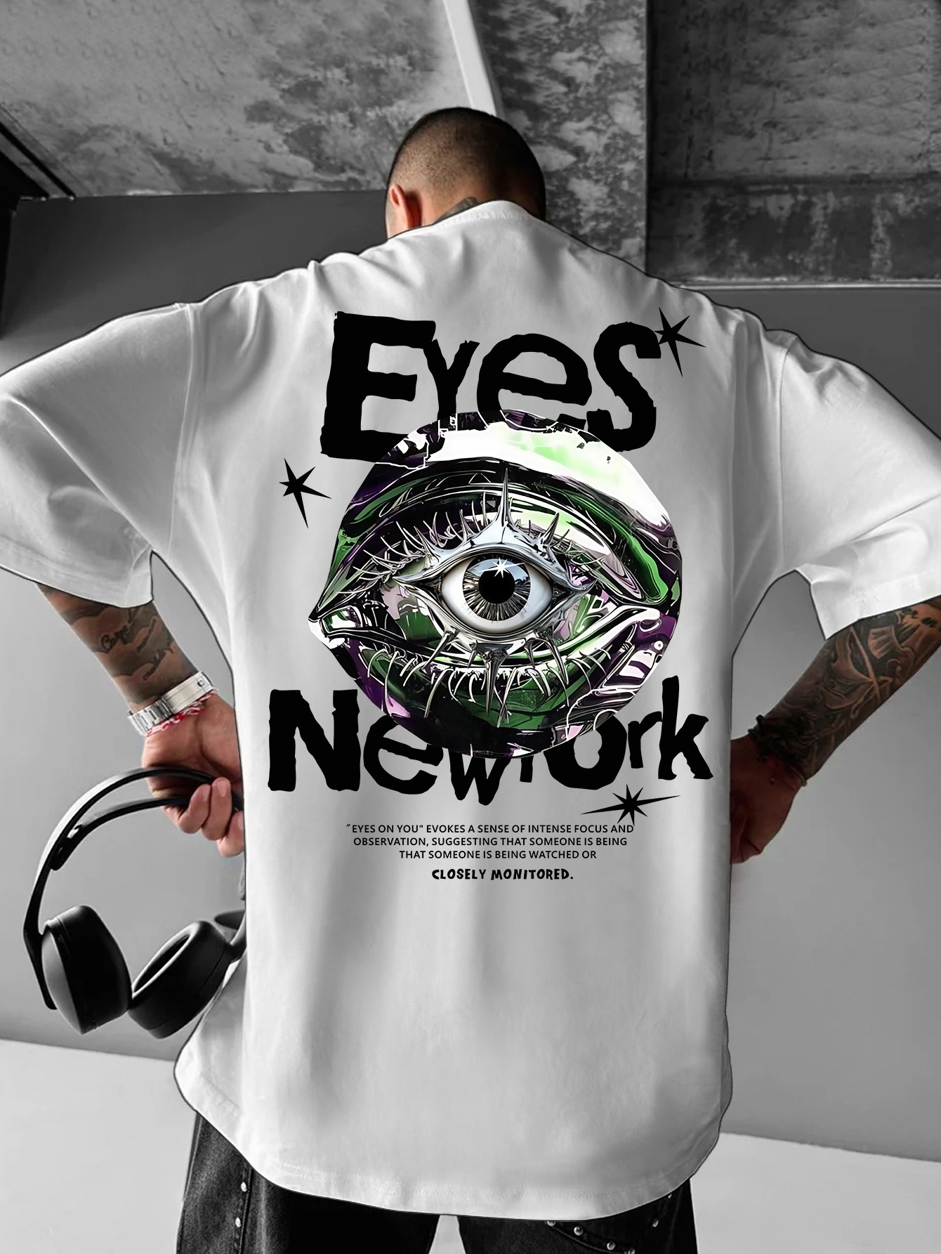 Streetwear Brand New York - T-shirt Oversize da Uomo New York